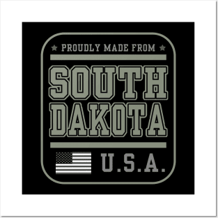 Born in South Dakota - Made from South Dakota Posters and Art